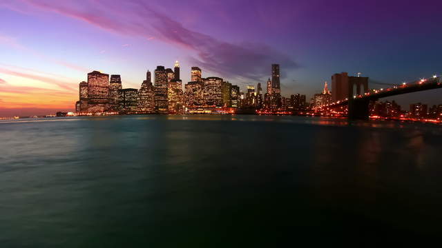 New York Skyline - 2K Timelapse Footage
