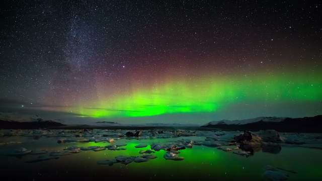 Iceland Time-Lapse Northern Lights UHD 4K, 6K Stock Footage Video
