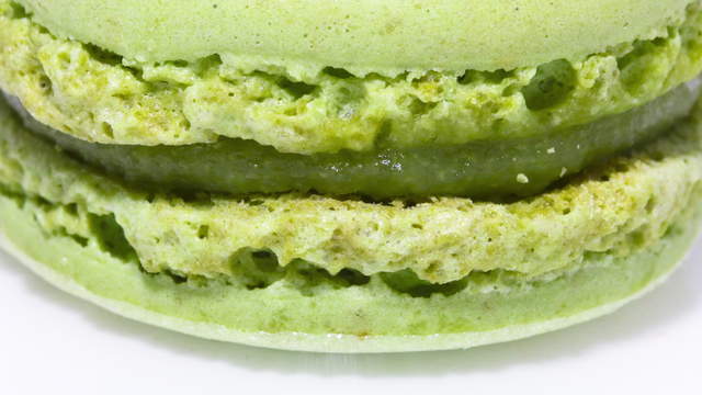 Green Macaron Macro