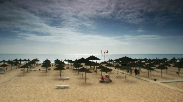 Tunisia Beach Tilt-Shift