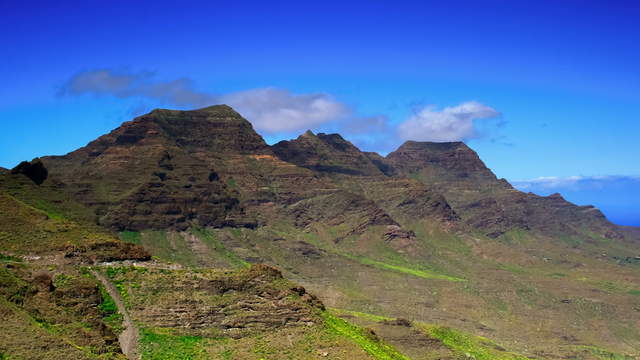 Gran Canaria - Mountains With Clouds