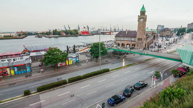 Port of Hamburg Blue Port Time Lapse