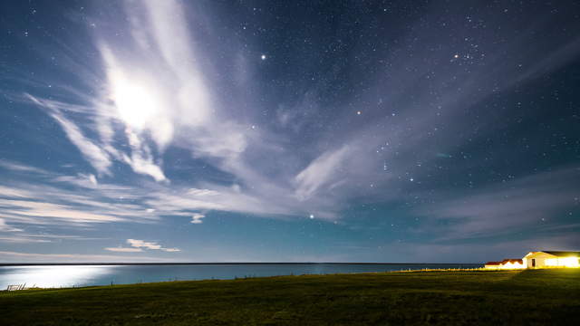 Night Sky Time-Lapse Iceland 6K Footage Video