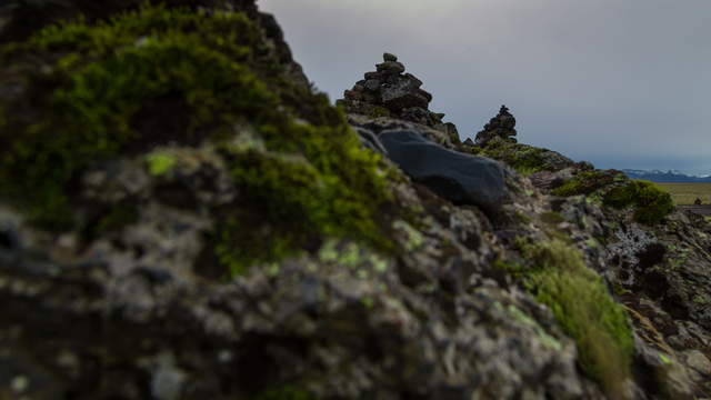Stock Footage Iceland Piles of Stone 6K Video Footage