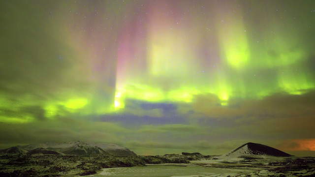 4K Video Loop - Northern Lights Iceland