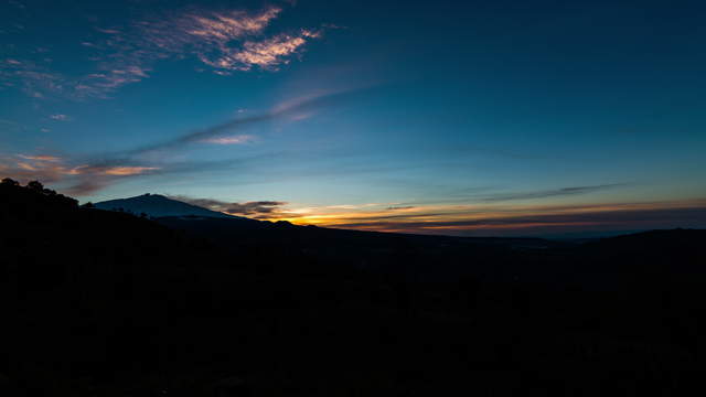 Sunrise Mt. Etna Time-lapse Video 2in1