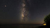 Time lapse clip - Milky way over the Mediterranean