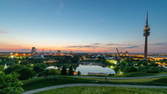 Time lapse clip - Olympic Stadion and Tower Munich