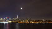 Time lapse clip - Moon over NYC