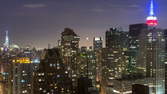 Time lapse clip - Manhattan at Night
