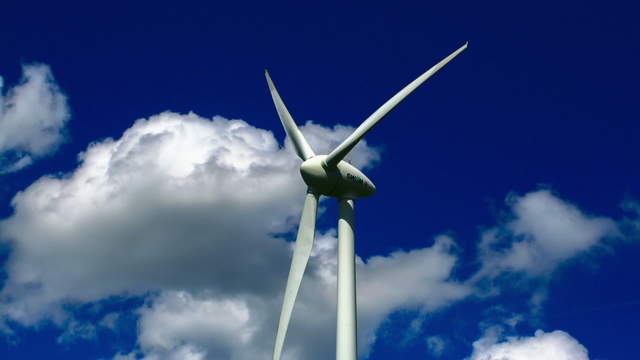 Wind Wheel With Clouds