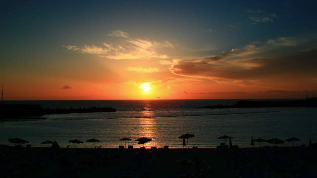 Gran Canaria Sunset at the Beach - Close Up