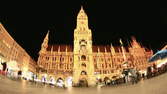 Time lapse clip - Munich Town Hall Marienplatz