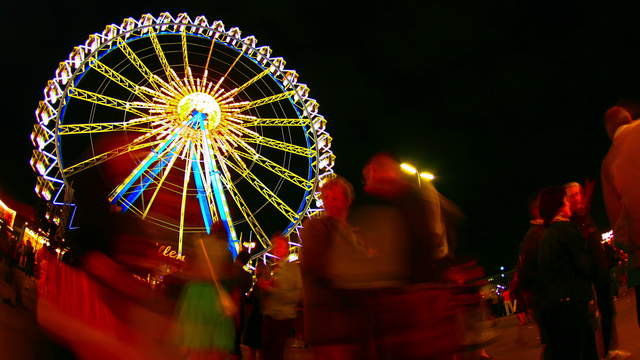Ferris Wheel Oktoberfest Fisheye
