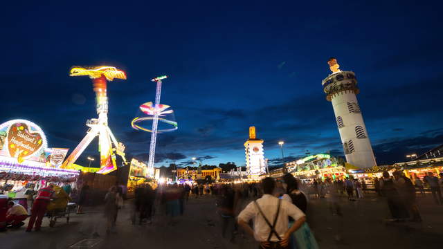 Oktoberfest At Twilight Wideangle