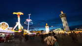 Time lapse clip - Oktoberfest At Twilight Wideangle