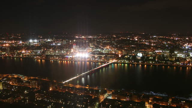 Boston Aerial View Northwest