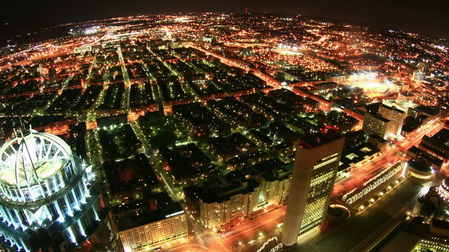 Boston Aerial View Southeast