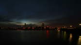 Time lapse clip - Boston Skyline Sunrise Wide-Angle