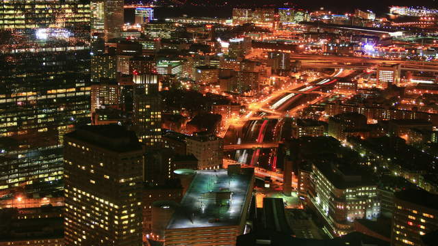 Boston Traffic Close-Up