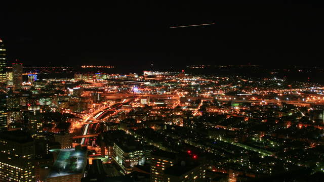 Boston Aerial View East