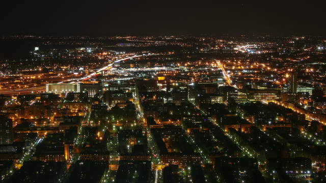 Boston Aerial View North