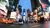 Time lapse clip - Times Square New York City