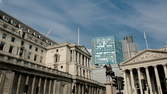 Time lapse clip - 4K Hyperlapse Bank of England Museum - London Mayfair 