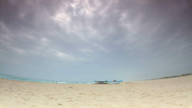 Tunisia Beach with Boat