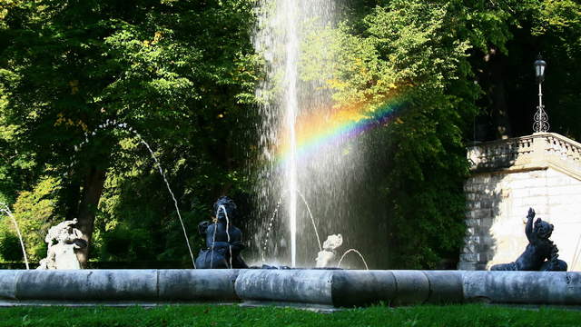 Fountain at the Angel of Peace