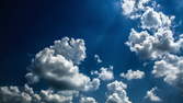 Time lapse clip - Blue Clouds