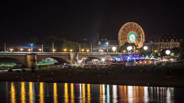 Dresden City Festival Nightlapse