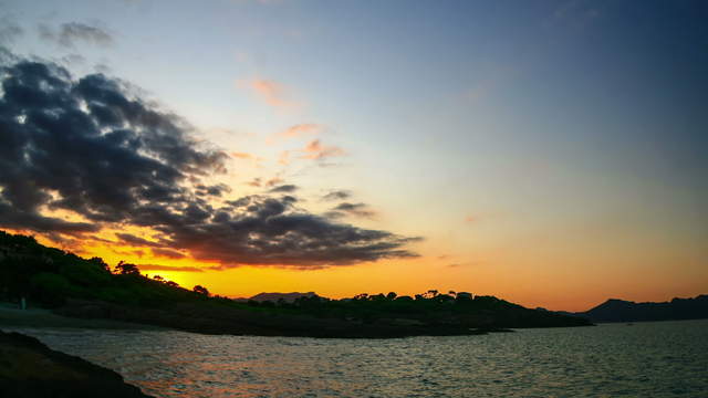 Sunset Alcudia, Mallorca, Baleares - Wide angle