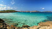 Time lapse clip - Mallorca Beach with People