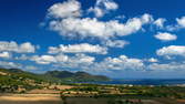 Time lapse clip - Clouds landscape at Mallorca