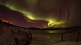 Time lapse clip - Aurora on Takvannet, Norway