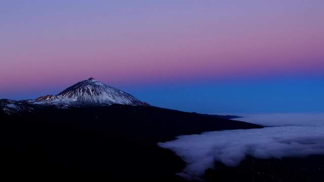 Setting Earthshadow with Teide