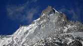 Time lapse clip - A mountain in the swiss