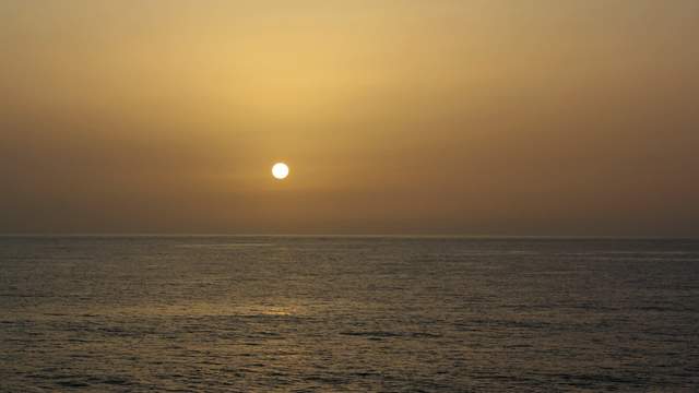 Sunset at the Atlantic Ocean