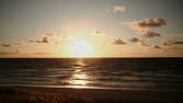 Time lapse clip - Sunset sea