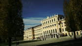 Time lapse clip - Castle Schoenbrunn Vienna – zoom