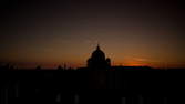 Time lapse clip - Sunrise overlooking Kunsthistorisches Museum Vienna – tracking shot