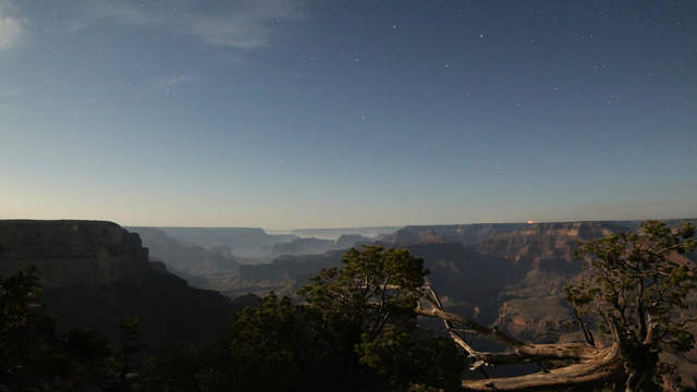Grand Canyon in Moonlight