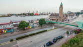 Time lapse clip - Port of Hamburg Blue Port Time Lapse