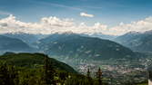 Time lapse clip - Merano cloud  time lapse