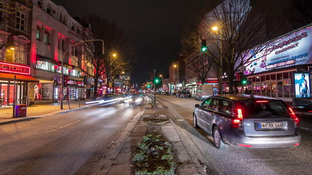 Hamburg Reeperbahn Time Traffic