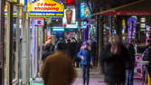 Time lapse clip - People at Hamburg Reeperbahn 