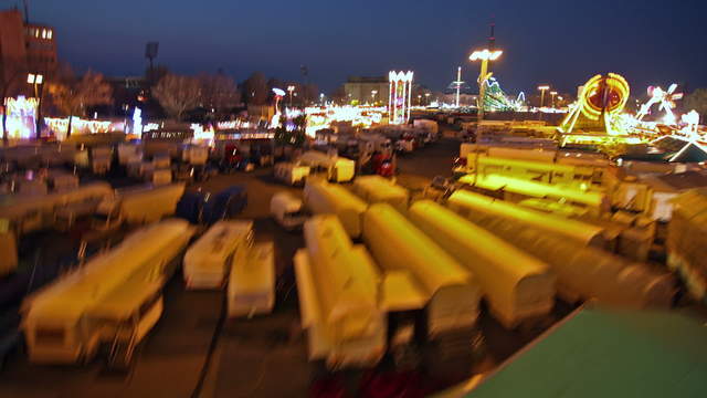 Time Lapse ride on a big wheel in Hamburg