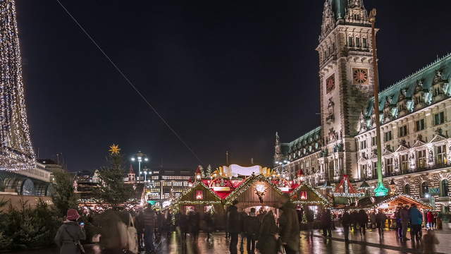 Hamburg Christmas Market Hyperlapse