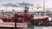 Time lapse clip - Port of Hamburg Hyperlapse from day to night